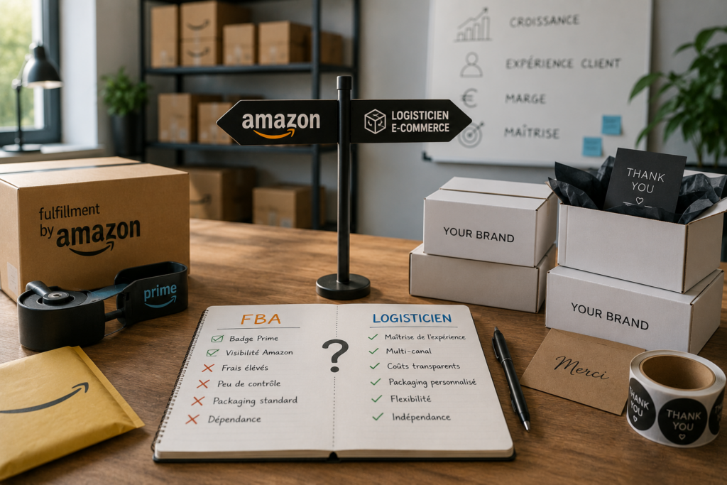 Titre : Amazon FBA ou logisticien e-commerce : lequel choisir pour votre marque en 2026 ?