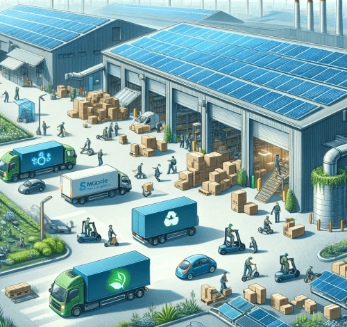 Représentation visuelle d'une logistique durable