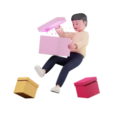 Homme shopping