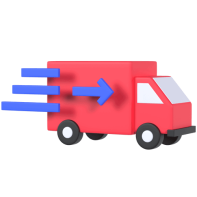 Camion effectuant une tournée de livraisons pour les commandes e-commerce de nos clients