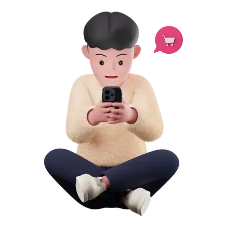 Un homme se renseigne sur un partenaire logistique